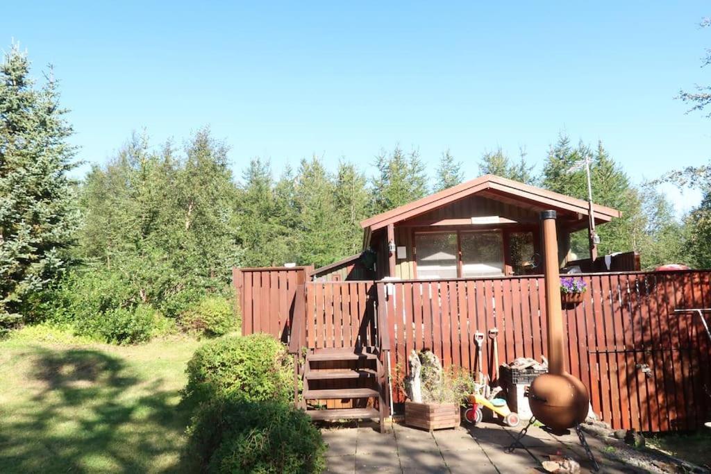 Cottage With Hot Tub In Beautiful Surroundings Hroarsstathir Exterior photo